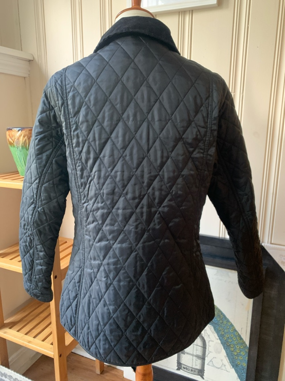Barbour Womens Quilted Lightweight Jacket Black Medium - Picture 3 of 8